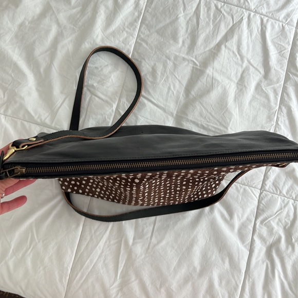 Primecut Dots Cowhide Hobo Bag - Picture 9 of 11